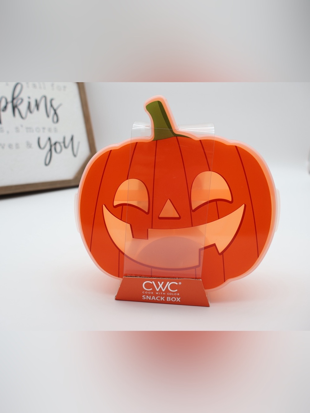 Orange Pumpkin Snack Box - Halloween Party Snack box
